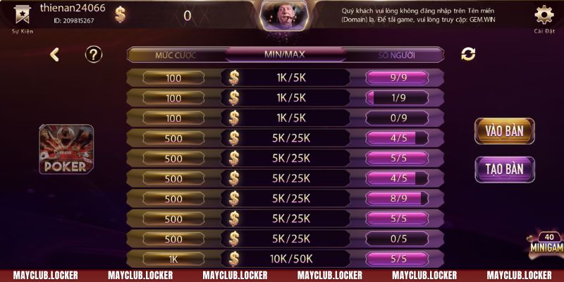 Cách chơi Poker đòi hỏi sự tính toán cẩn trọng