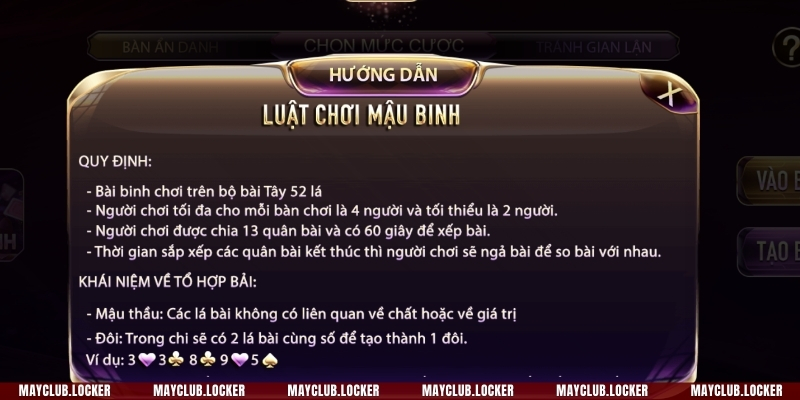 Hãy thật tỉnh táo và có một chiến thuật chơi bài mậu binh thông minh
