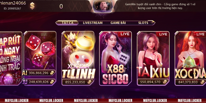 MAYCLUB là cổng game uy tín, được yêu thích