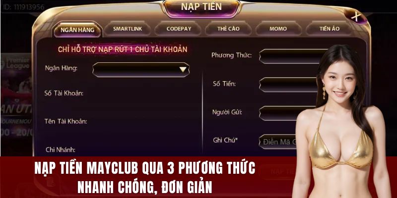 Nạp tiền Mayclub